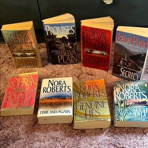 Nora Robert’s and Belva Plain 8-book collection